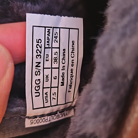 Ugg Australia Belcloud Leather Waterproof Sheepskin Knee Boots Size 7.5 - Picture 14 of 16